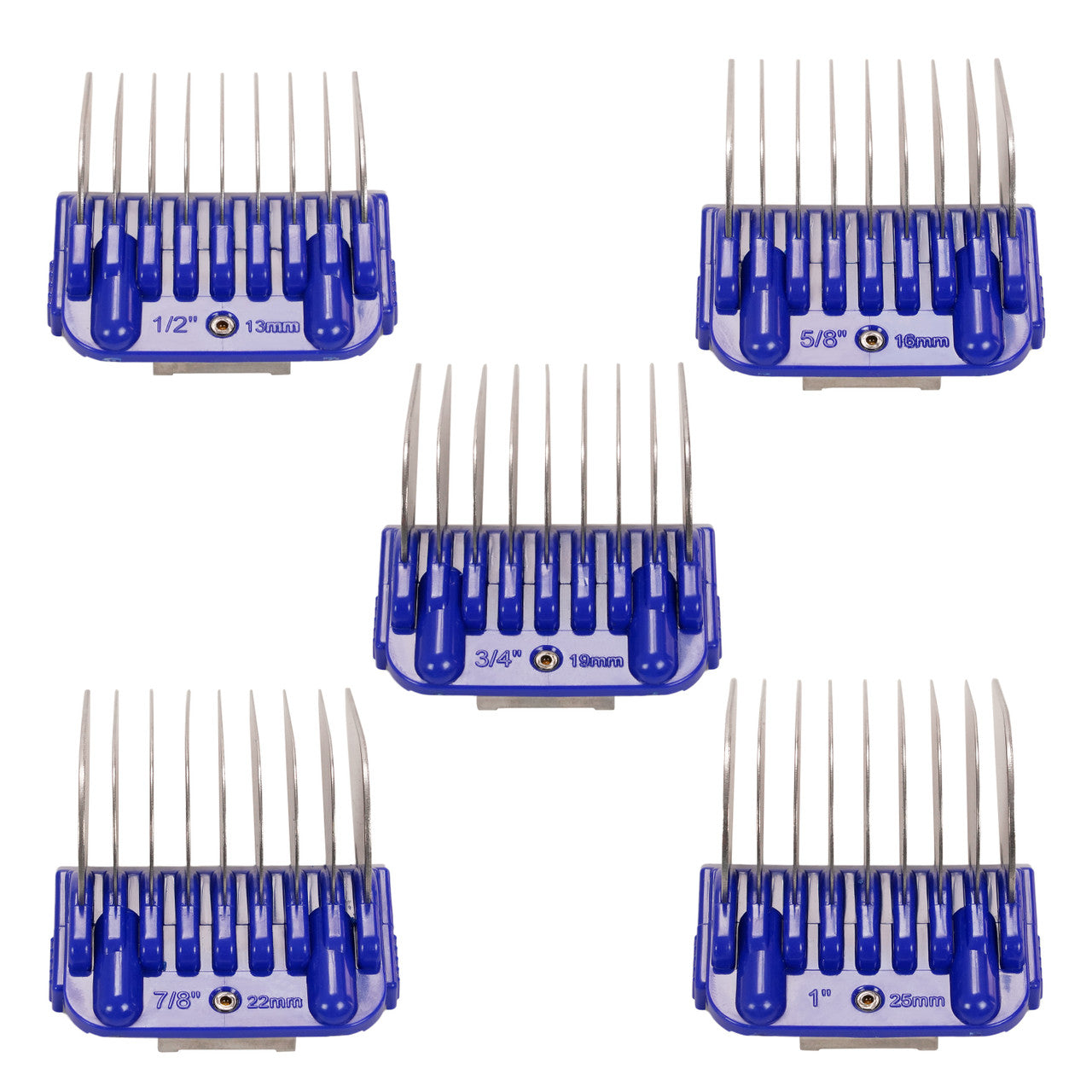 Front of Chris Christensen Artemis Five Piece Comb Set