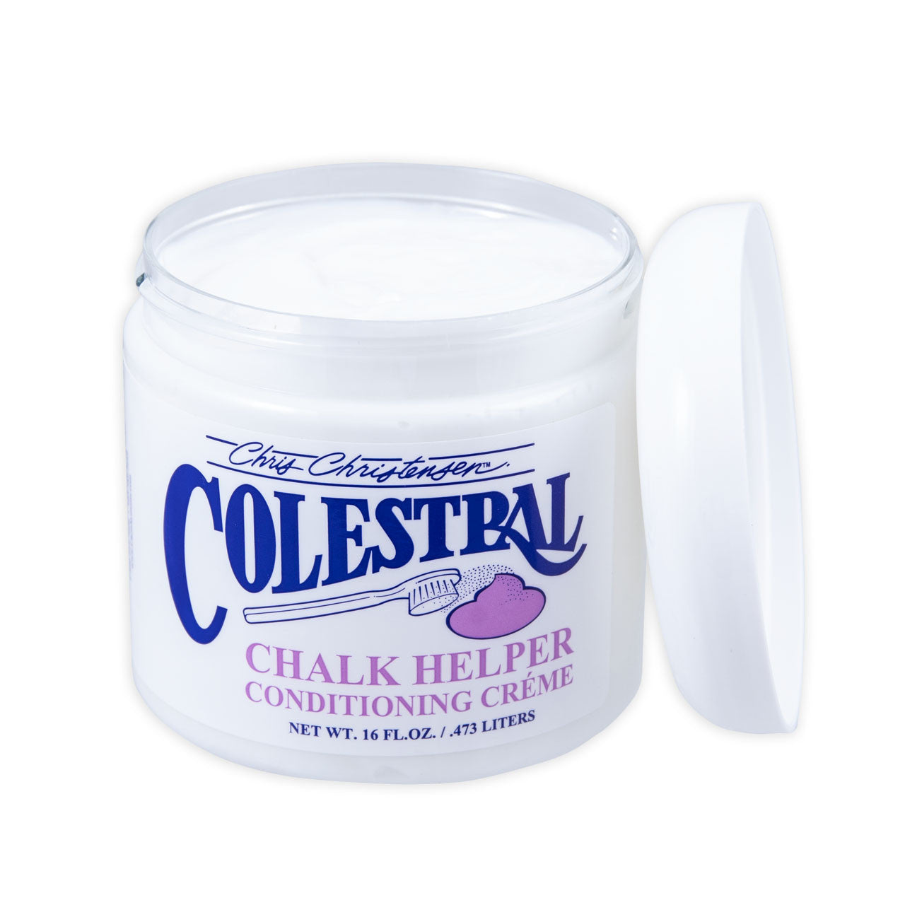 Colestral Chalk Helper & Conditioning Creme - Open Jar