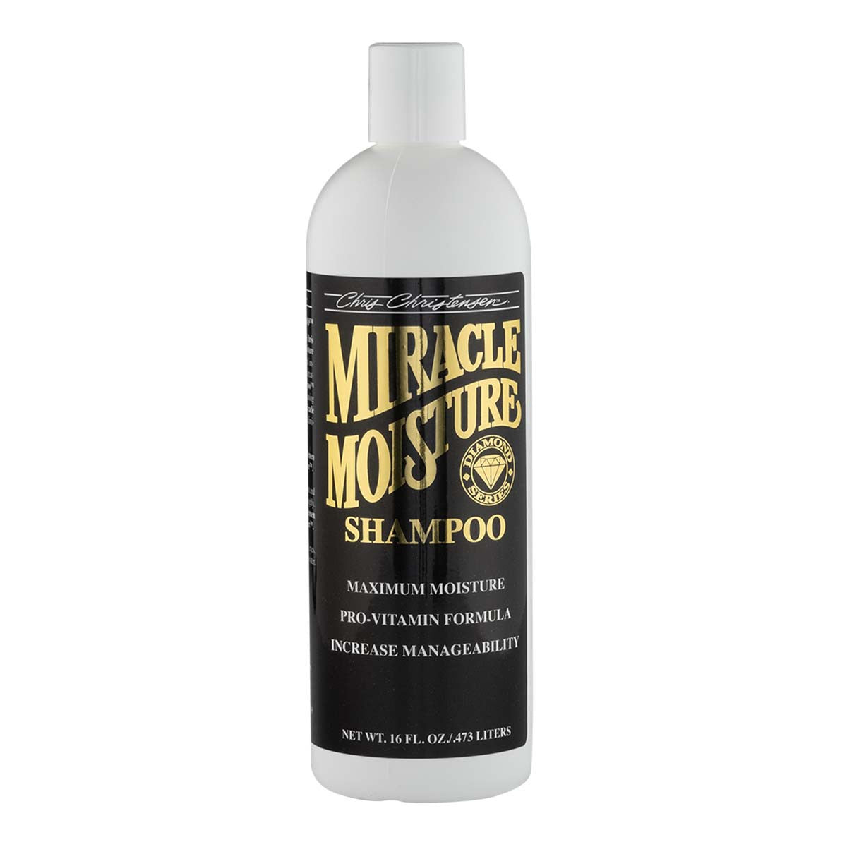Diamond Series Miracle Moisture Shampoo 16 Ounce Front
