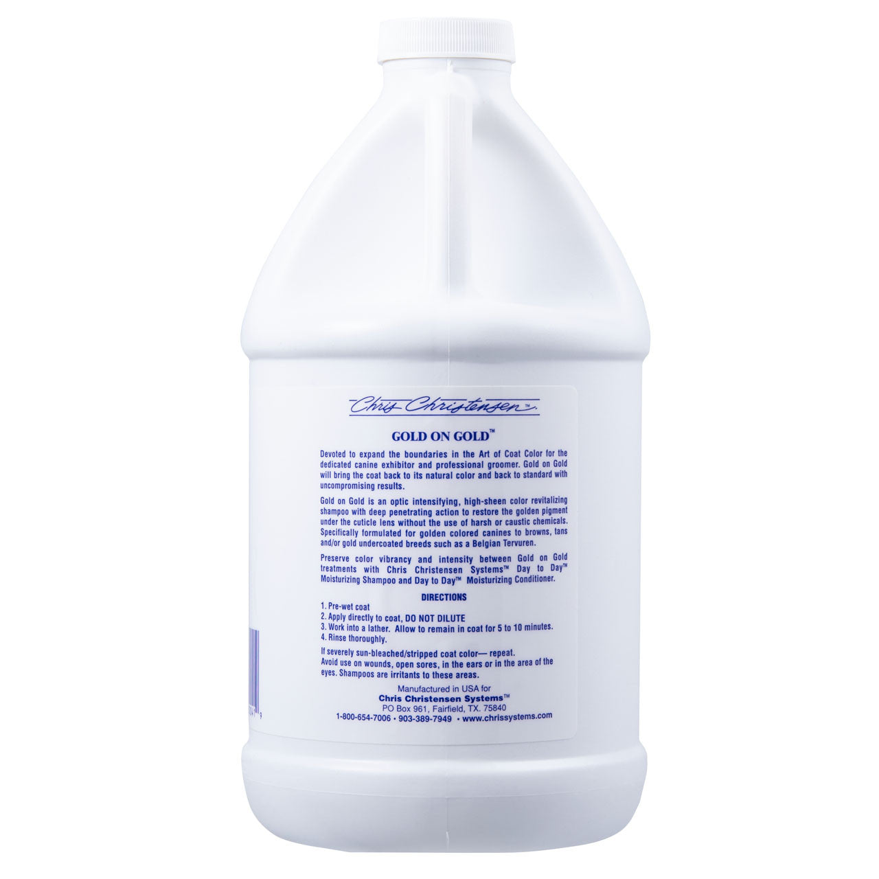 Gold on Gold Shampoo 64 Ounce Back