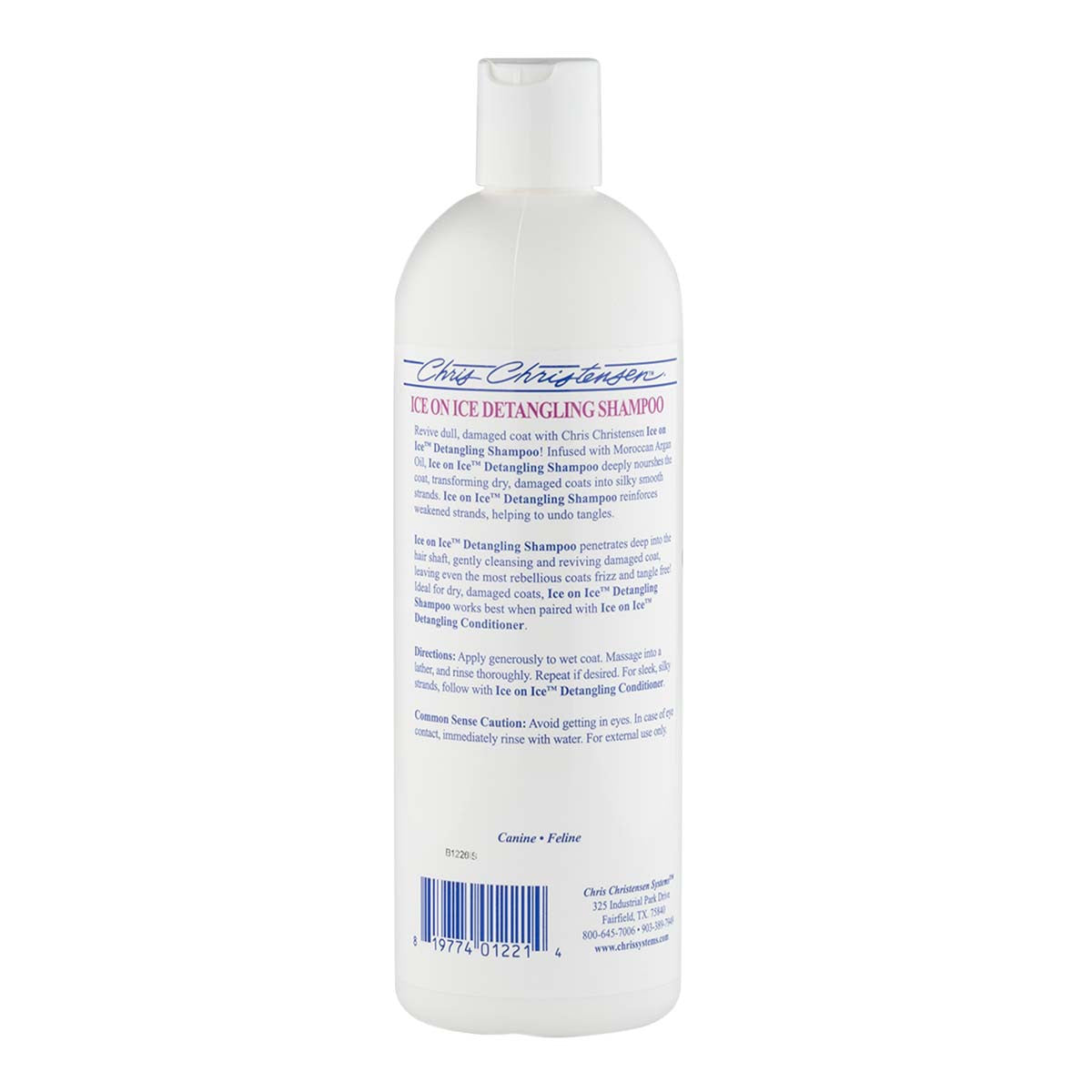 Back of Ice on Ice Detangling Shampoo - 16oz