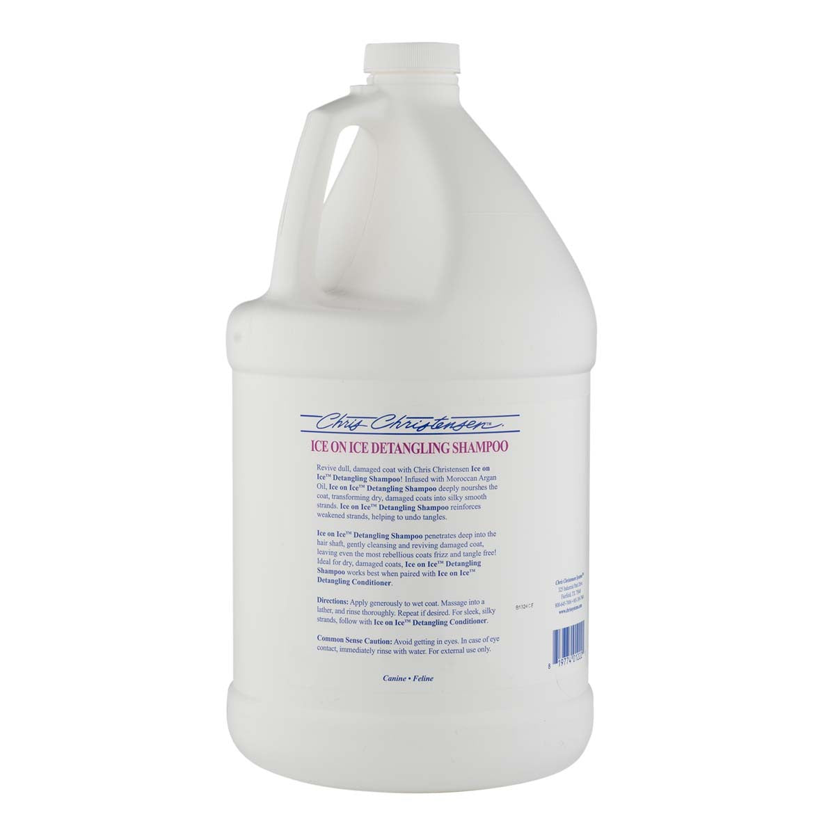 Back of Ice on Ice Detangling Shampoo - Gallon