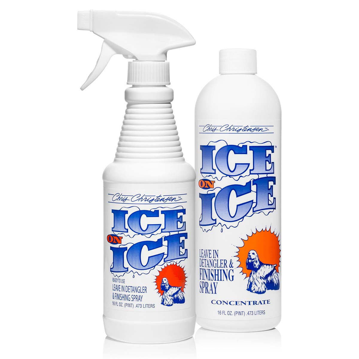 Ice on Ice Detangling and Finishing Spray Ready to Use and Concentrates