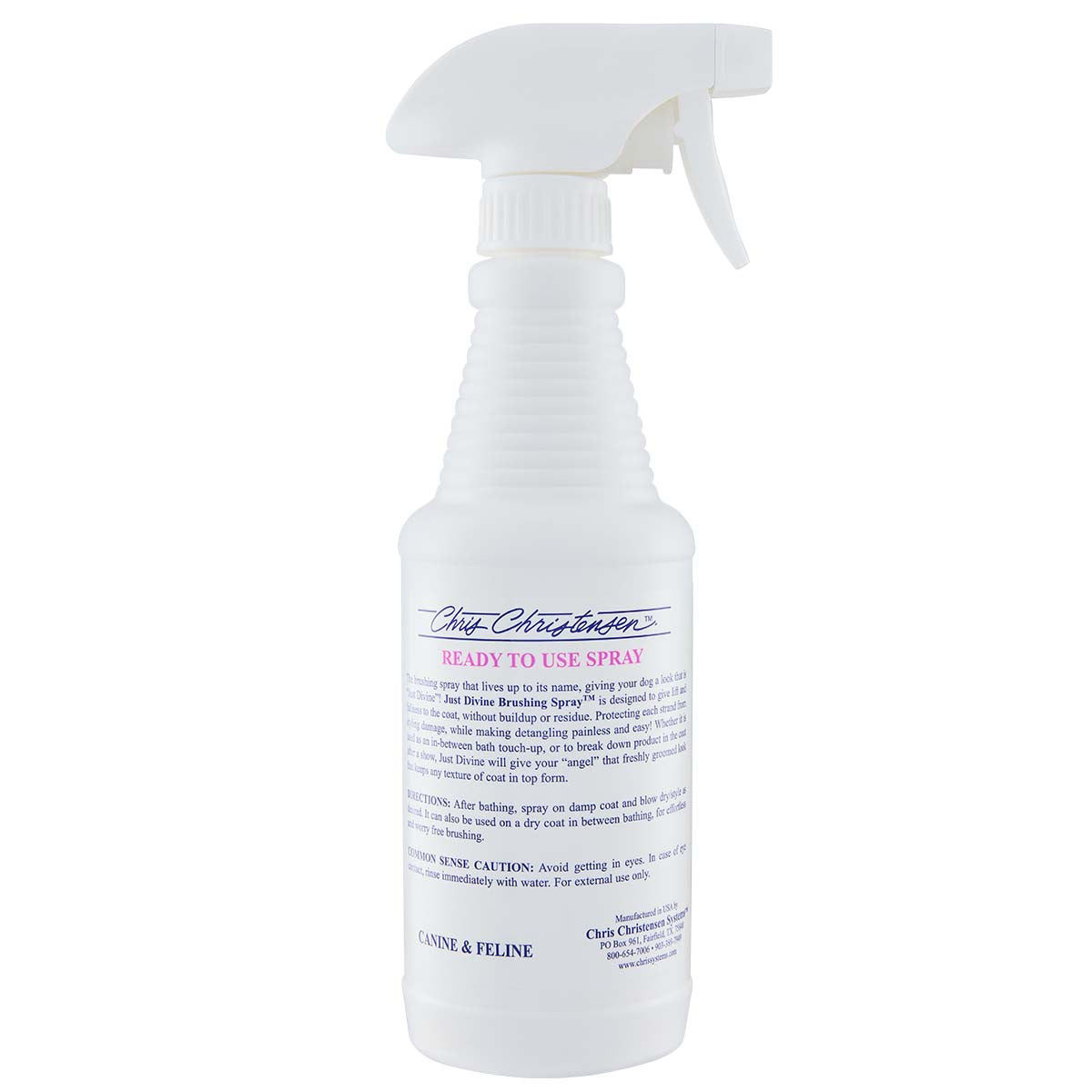 Just Divine Brushing Spray Ready to Use Back