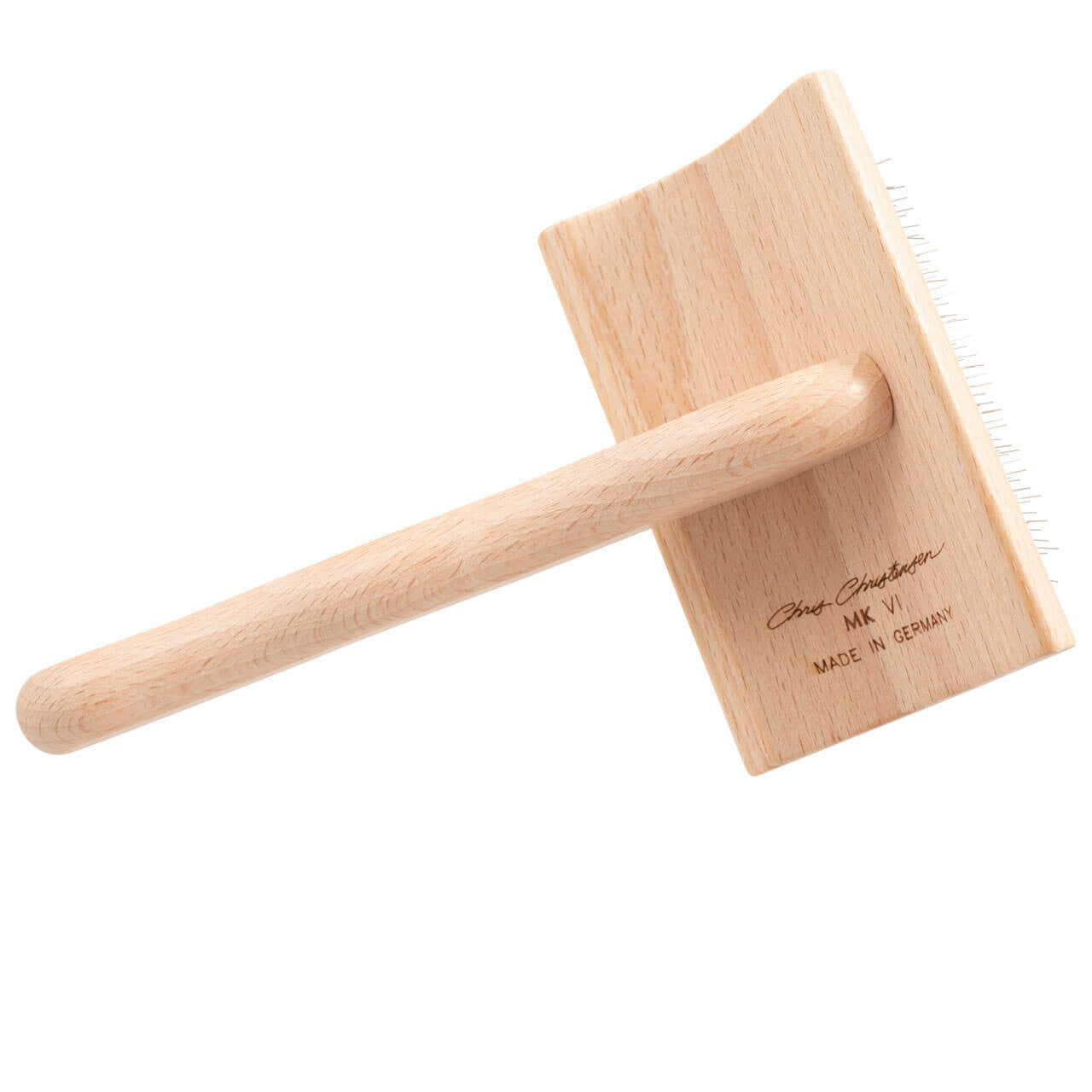 #A5VI Medium Mark VI Slicker Brush - Overhead Back View