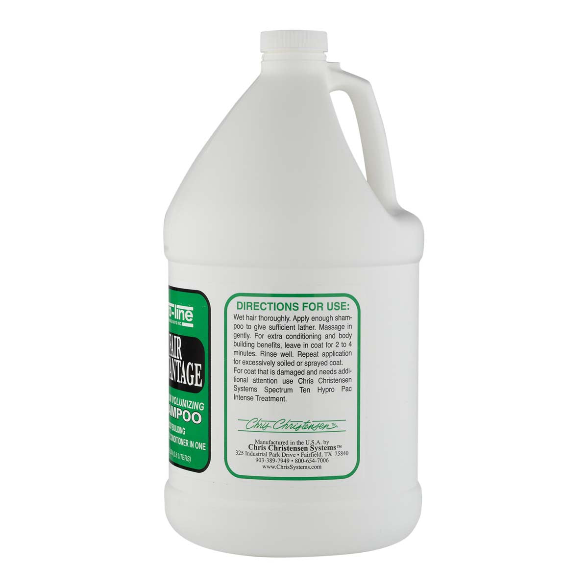 ProLine Fair Advantage Shampoo Gallon Side 2