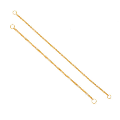 Champagne Slip Curve Show Collars in Gold