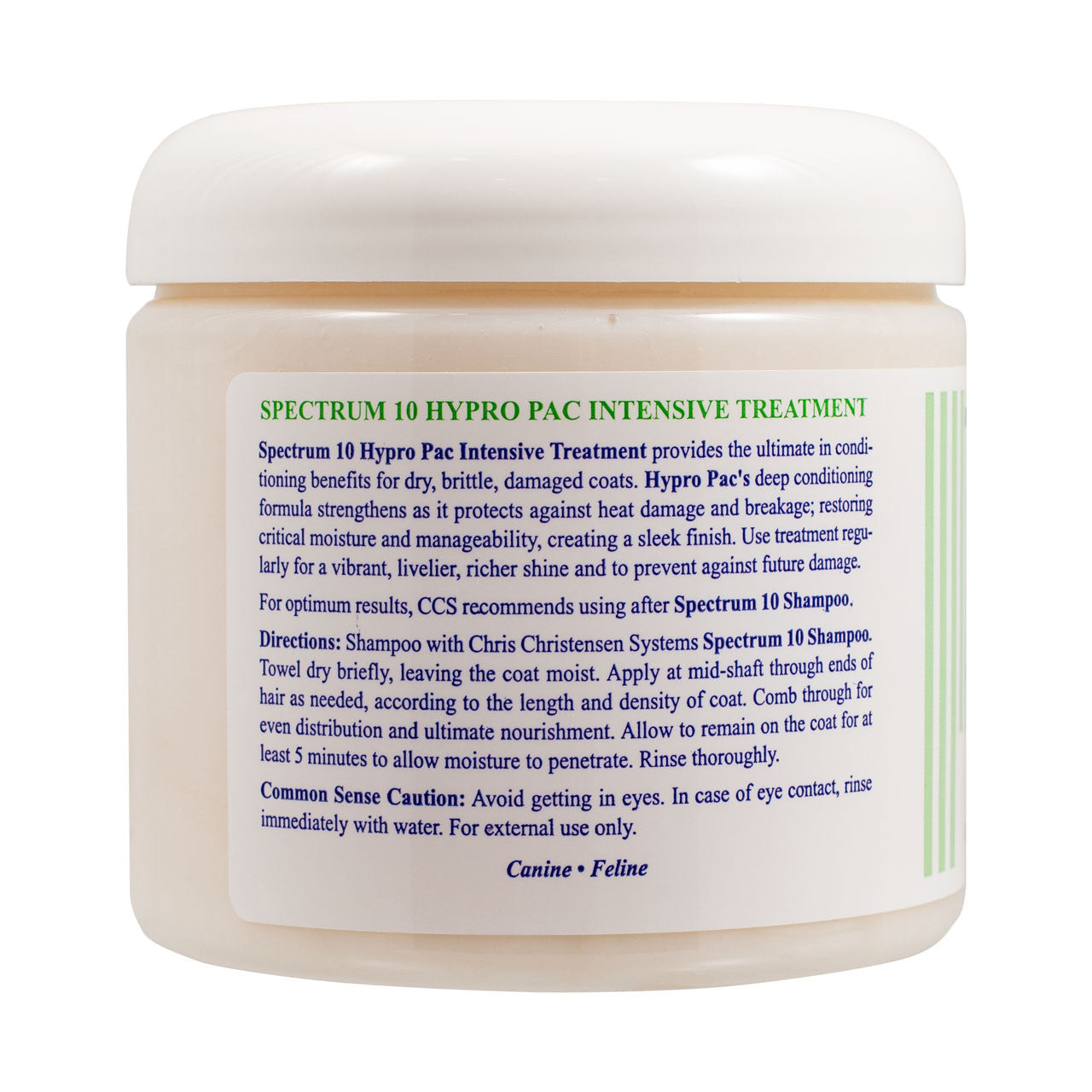 Spectrum Ten Hypro Pac Intensive Treatment - Back View