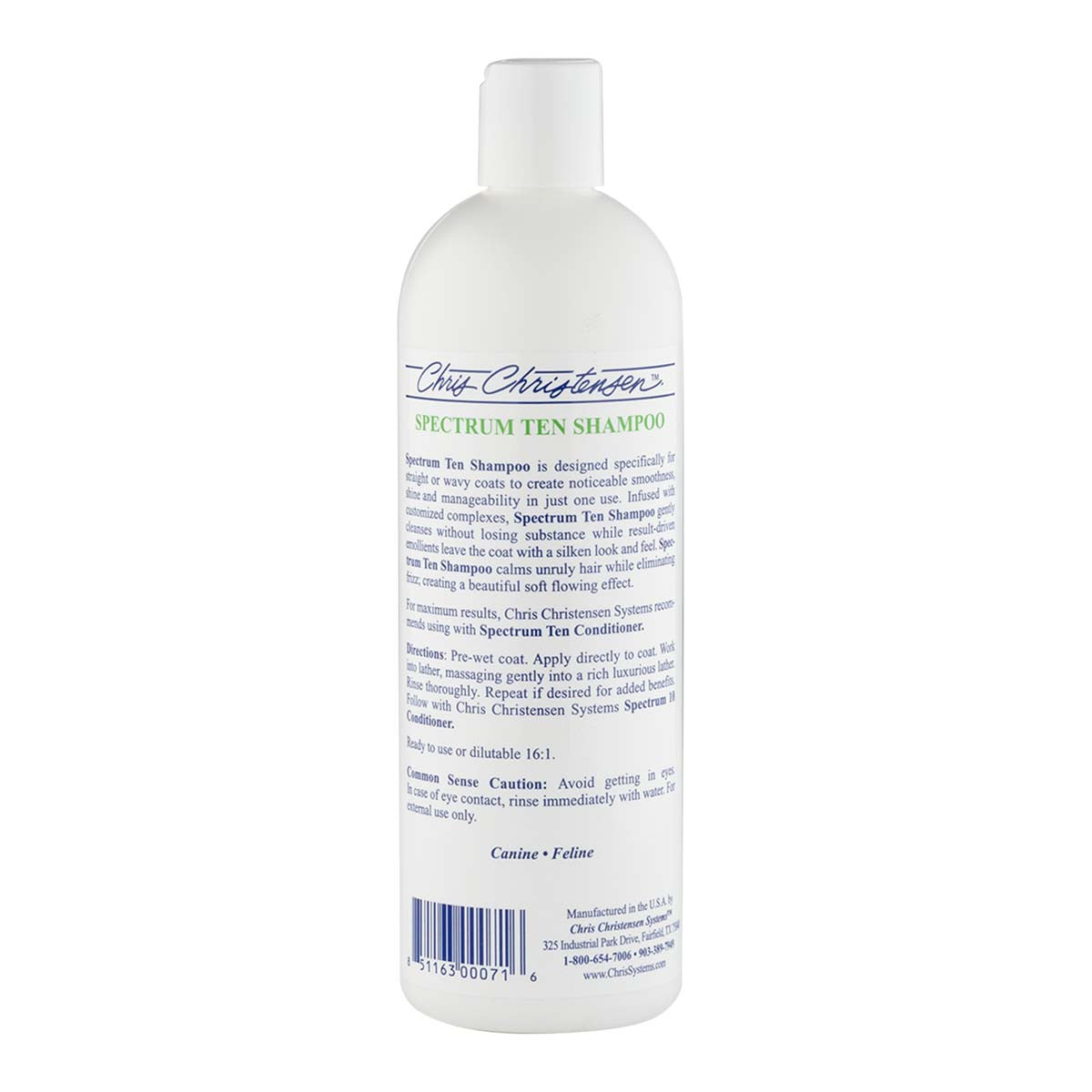 Chris Christensen Spectrum Ten - Soft Coat Shampoo