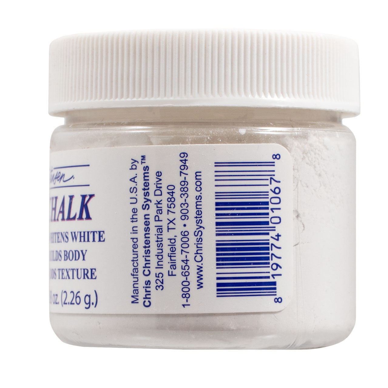 White Ice Chalk 0.8oz Side
